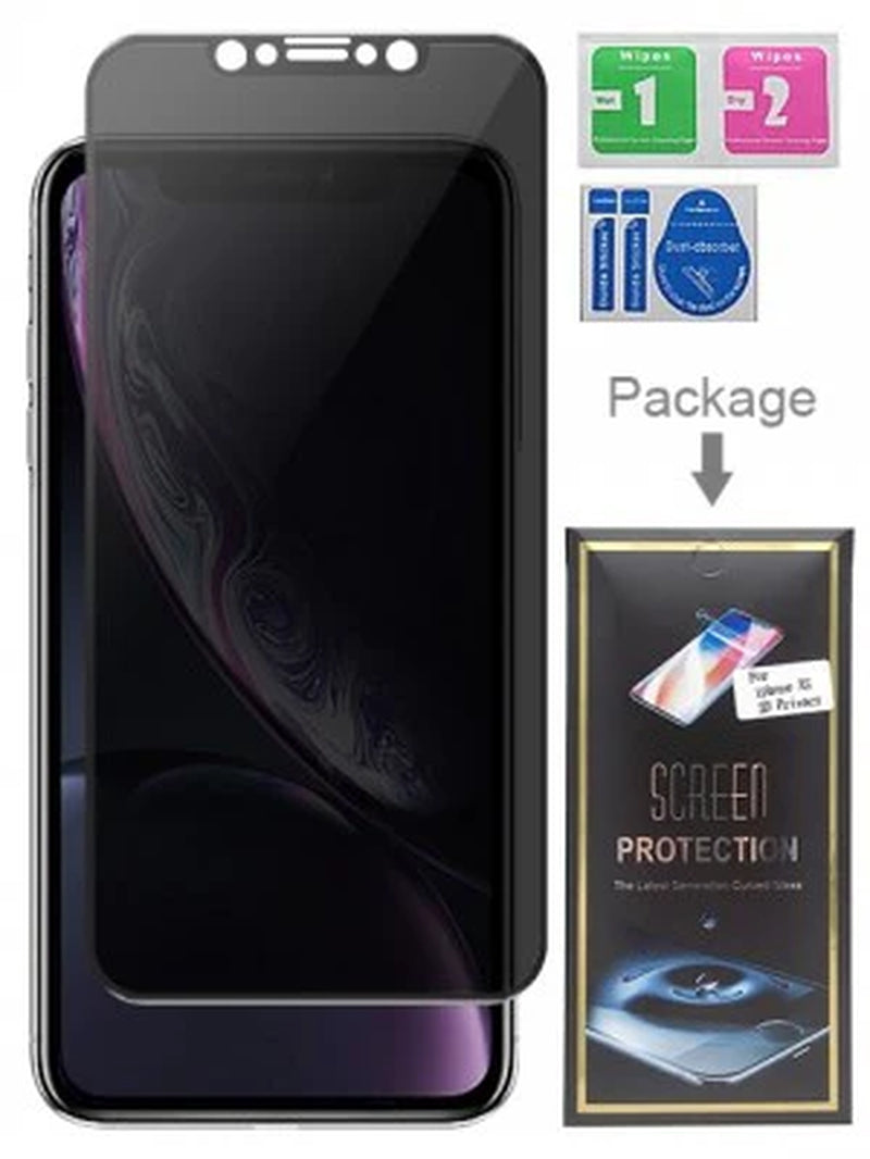 Full Coverage 3D Tempered Glass-Iphone X/Xs & 11 Pro-Privacy